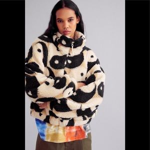 UO Olivia Printed Sherpa Jacket
